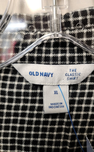 Old Navy Women's Size XL Black Long Sleeve Top