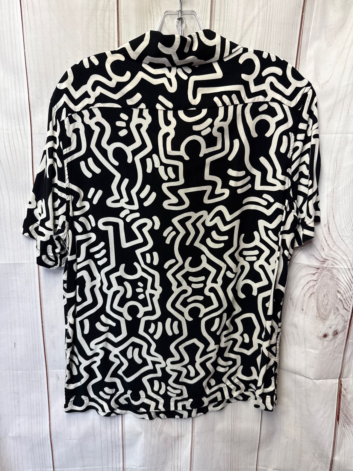 H&M Men's Size S Black & White Shirt