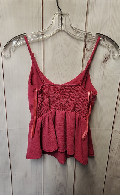 Monteau Women's Size S Pink Sleeveless Top