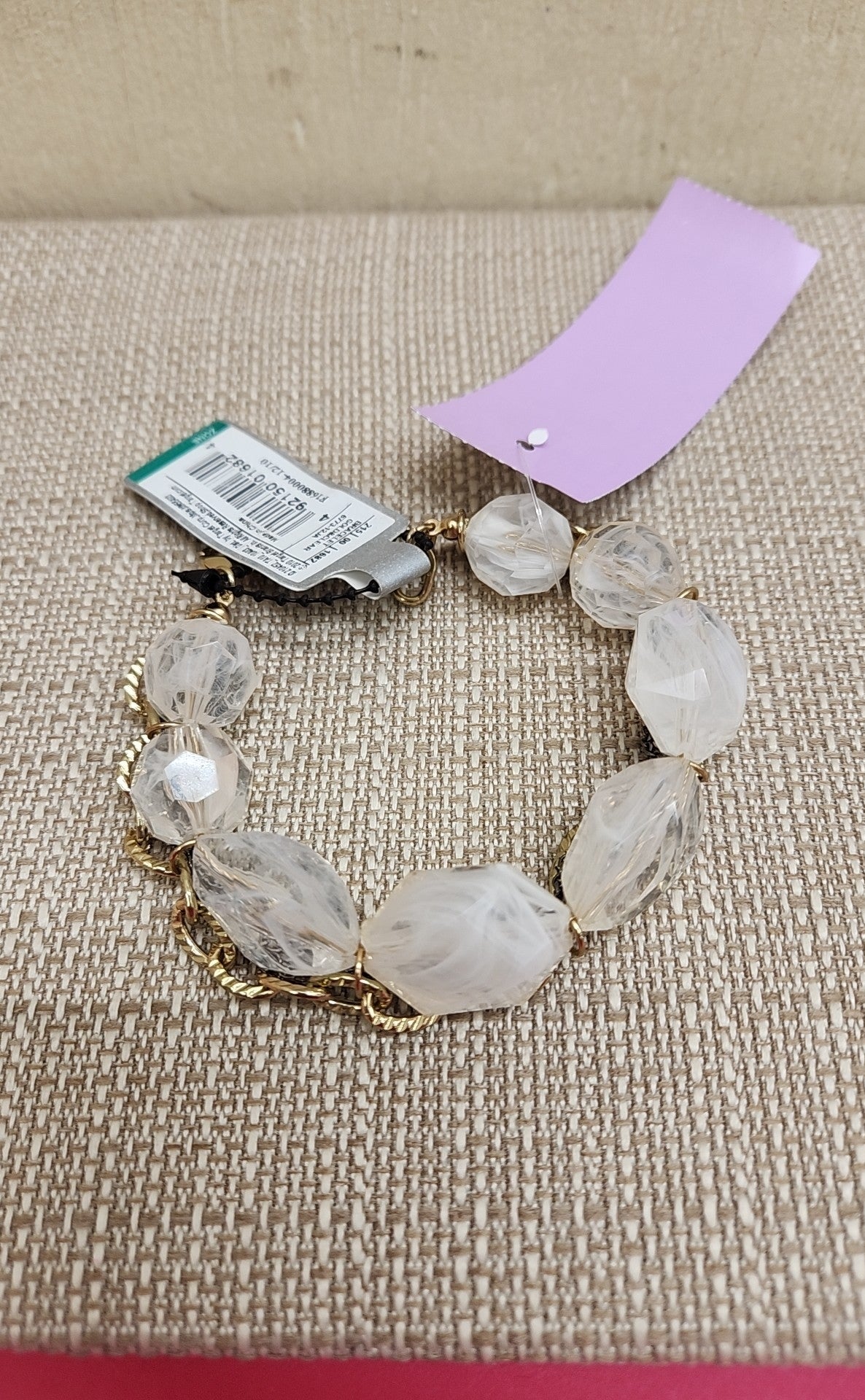 Gold Beaded Bracelet NWT