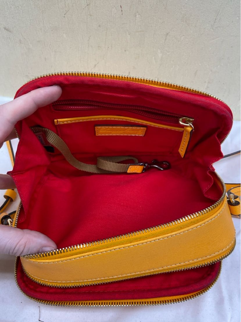 Dooney & Bourke Orange Leather Purse Bag