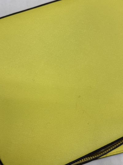 Kate Spade Yellow Leather Crossbody Purse Bag AS IS - small marks