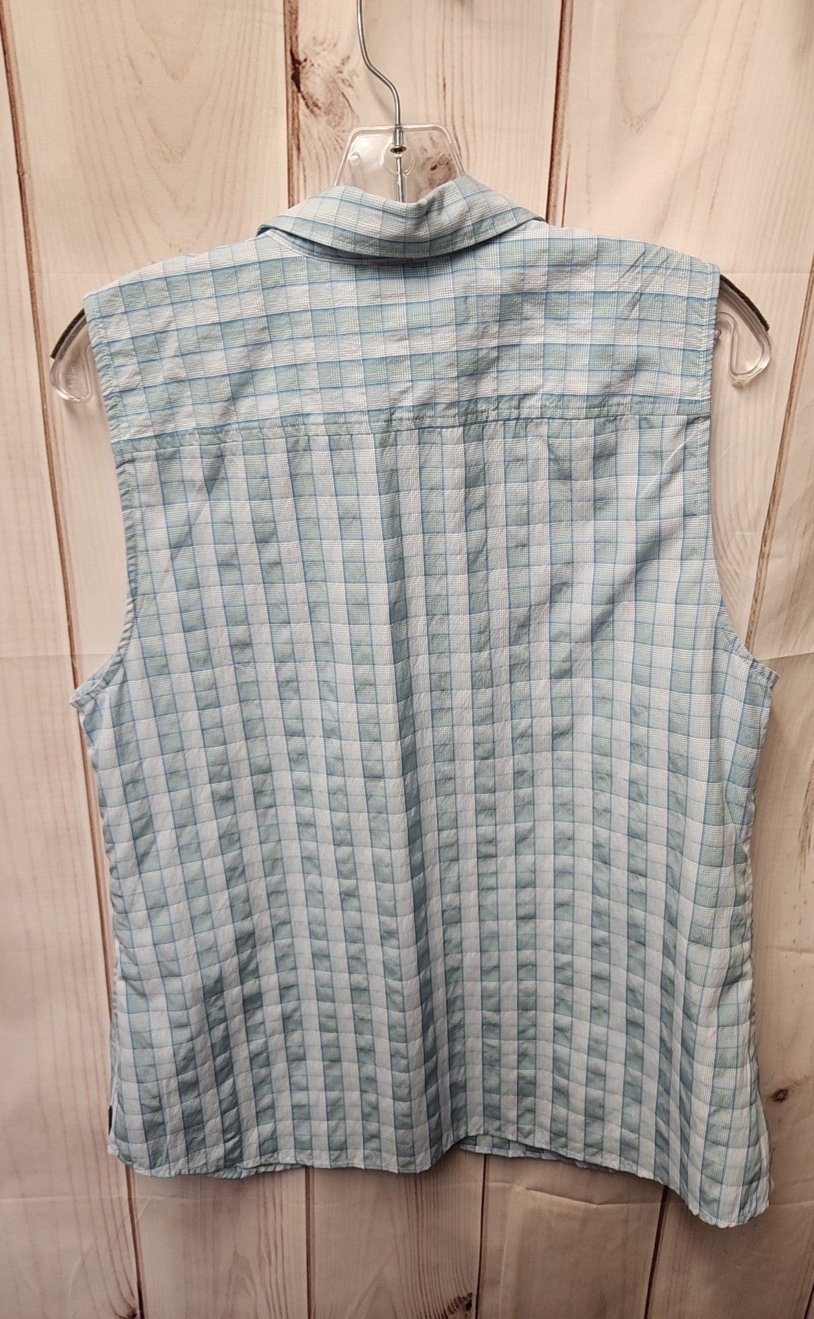 Eddie Bauer Women's Size L Blue Sleeveless Top