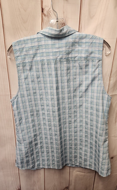 Eddie Bauer Women's Size L Blue Sleeveless Top