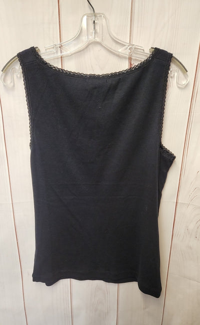 Chaps Women's Size M Black Sleeveless Top