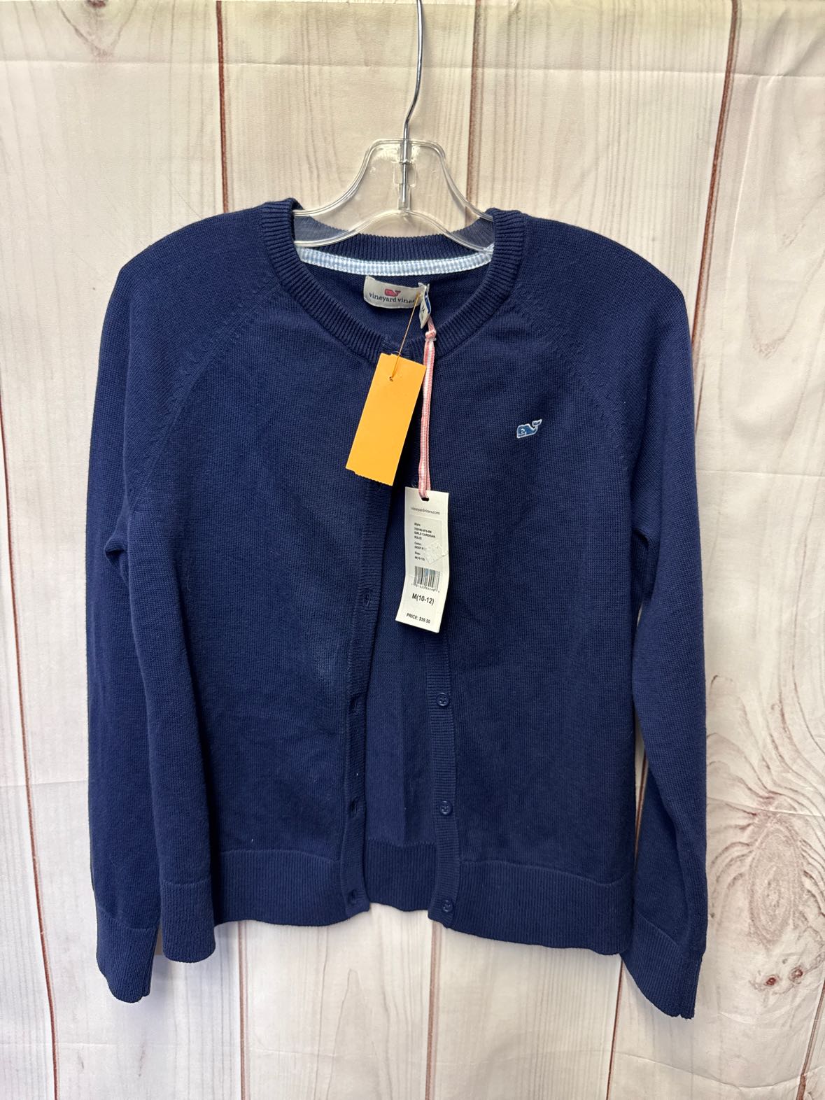 NWT Vineyard Vines Girl's Size 10/12 Navy Sweater