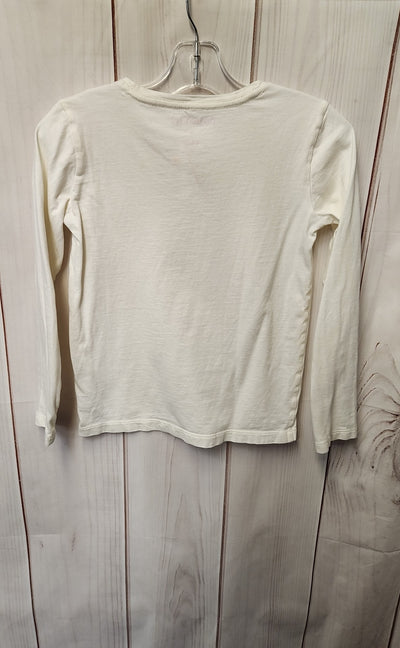 Crewcuts Girl's Size 6/7 White Shirt