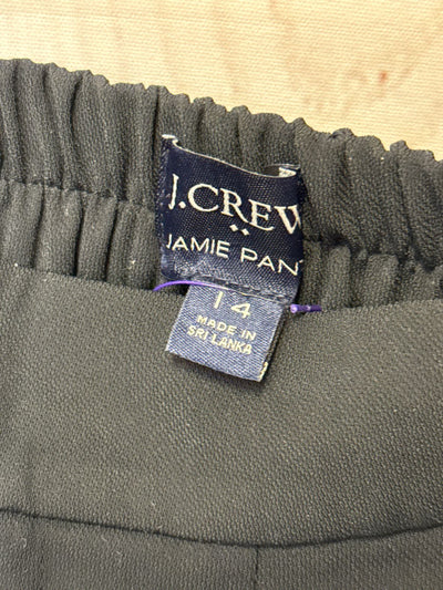 J Crew Women's Size 14 Black Pants Jamie Pant