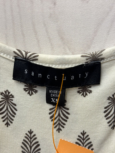 Sanctuary Women's Size XS White 3/4 Sleeve Top