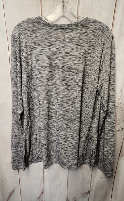 Balance Women's Size XL Gray Long Sleeve Top