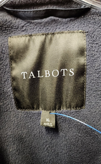 Talbots Women's Size XL Navy Vest