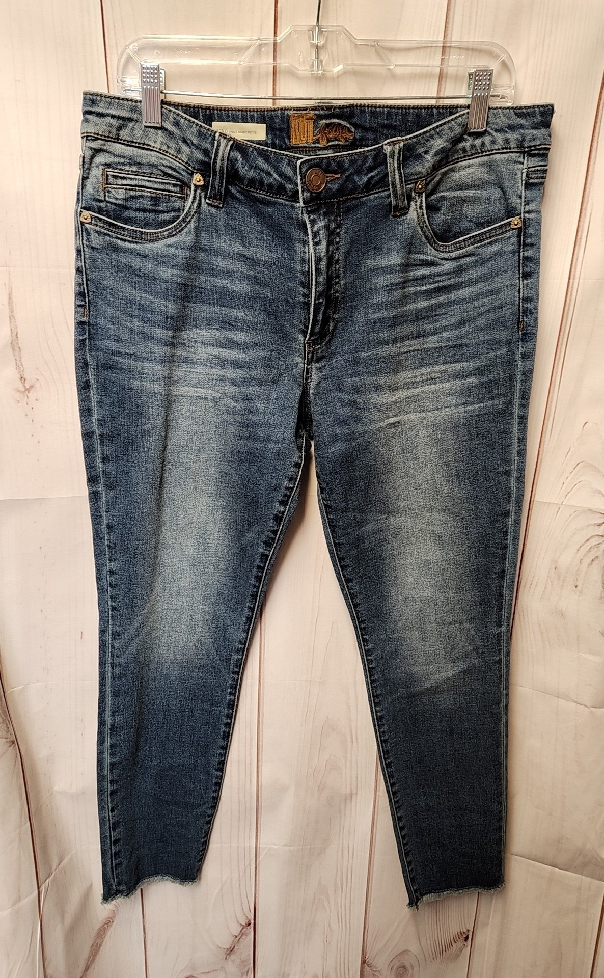Kut from the Kloth Women's Size 12 Petite Blue Jeans Carlo Ankle Skinny Petite
