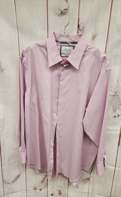Charles Tyrwhitt Men's Size XXL Purple Shirt