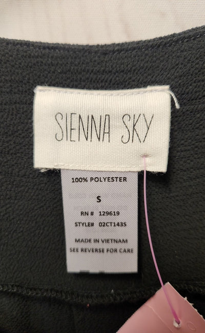 Sienna Sky Women's Size S Black Short Sleeve Top