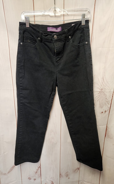 Gloria Vanderbilt Women's Size 8 Short Black Jeans Amanda