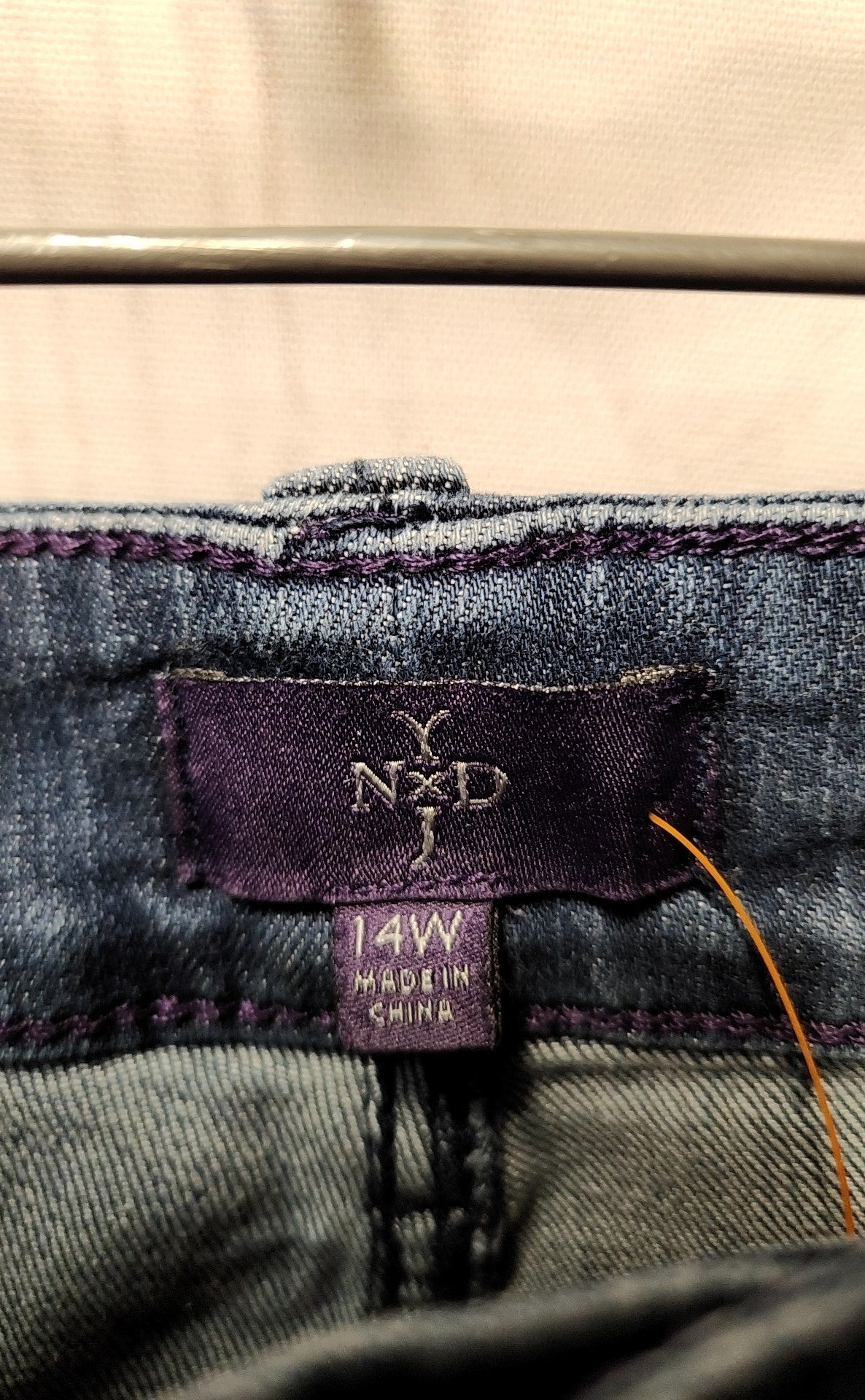 NYDJ Women's Size 32 (13-14) Blue Jeans Alina Legging