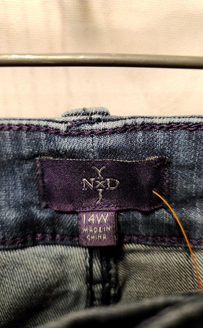 NYDJ Women's Size 32 (13-14) Blue Jeans Alina Legging