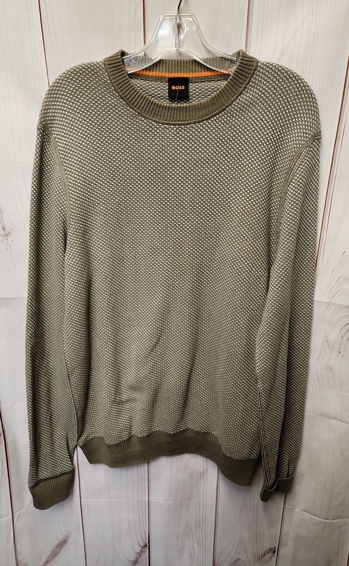 Boss Men's Size L Green Sweater