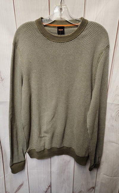 Boss Men's Size L Green Sweater