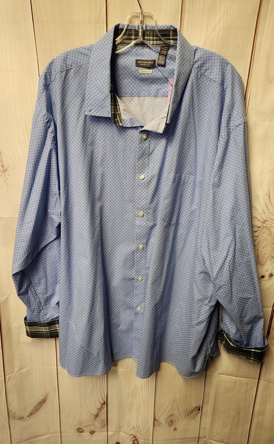 Van Heusen Men's Size XXXL Blue Shirt