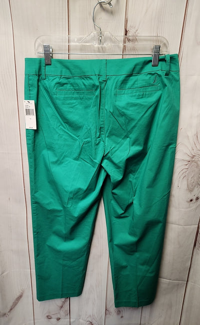 NWT Nautica Women's Size 10 Green Capris