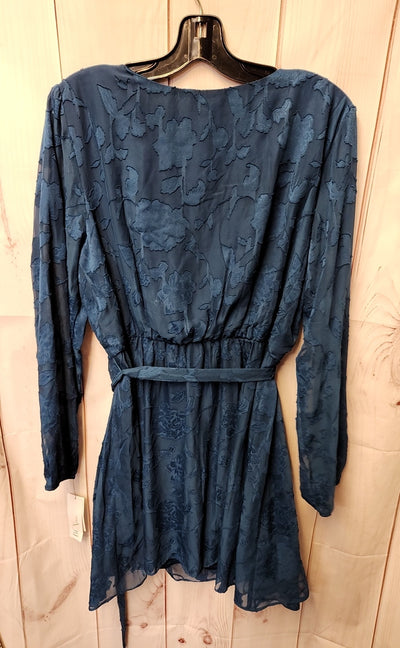 NWT BCX Women's Size XL Teal Dress