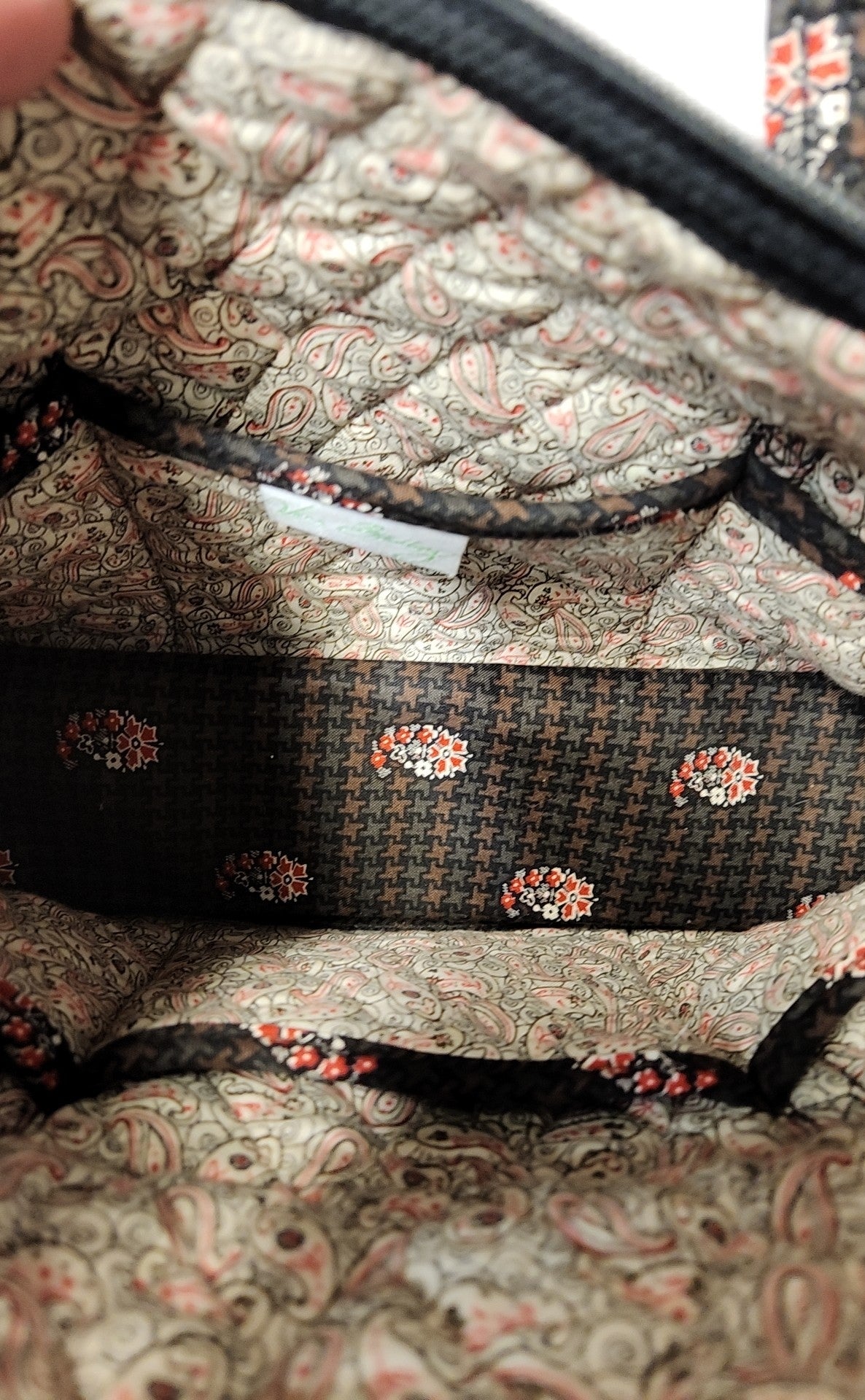 Vera Bradley Black & Brown Purse Bag