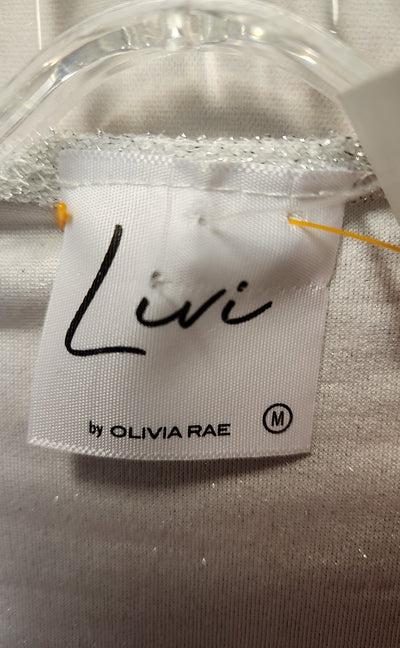 NWT Livi Women's Size M Silver Cardigan