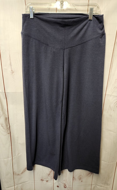 Old Navy Women's Size L Blue Active Pants Extra High Rise Wide Leg