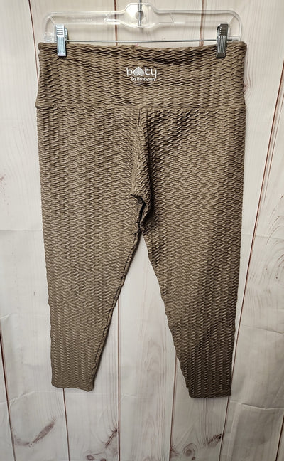 Booty by Brabrants Women's Curvy Size = Size L-3XL Brown Active Capris