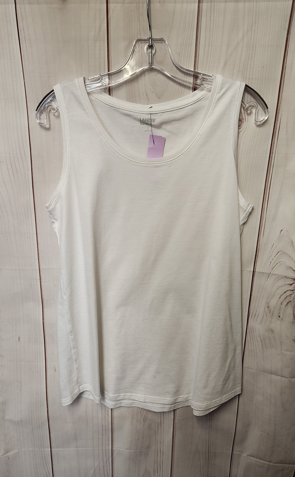 Lands End Women's Size S White Sleeveless Top