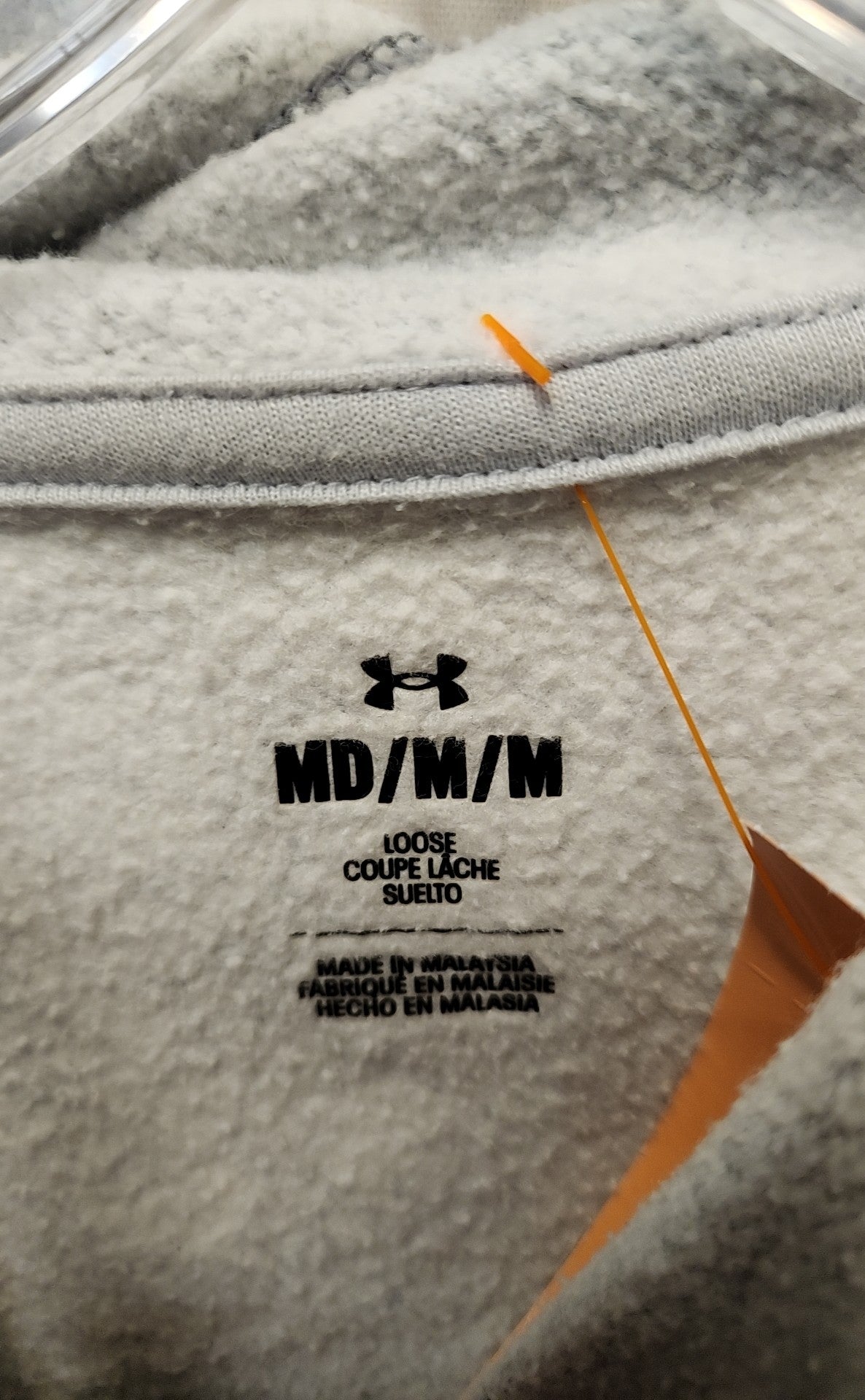 Under Armour Women's Size M Gray Hooded Sweatshirt