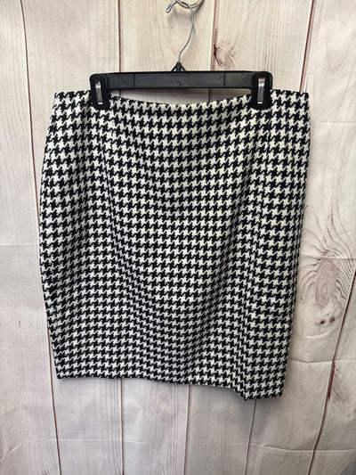Tahari Women's Size 14 White & Black Skirt