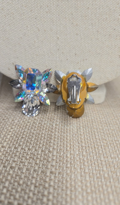 Rhinestone Clip-on Earrings