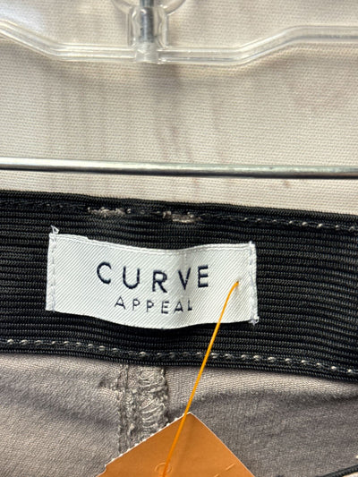 Curve Appeal Women's Size 32 (13-14) Gray Pants