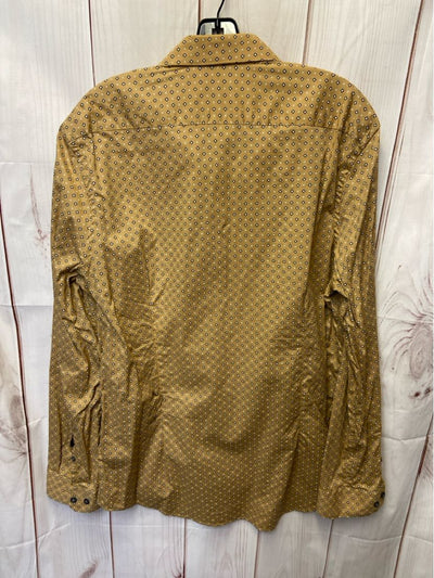 Express Men's Size L Gold Shirt