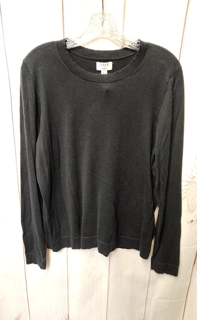 J Crew Women's Size L Black Sweater