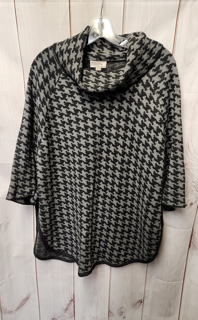 Loft Women's Size XS/S Gray Poncho