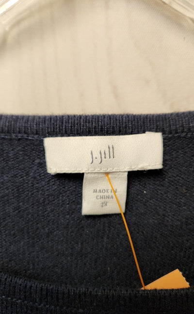J Jill Women's Size 2X Navy Sweater