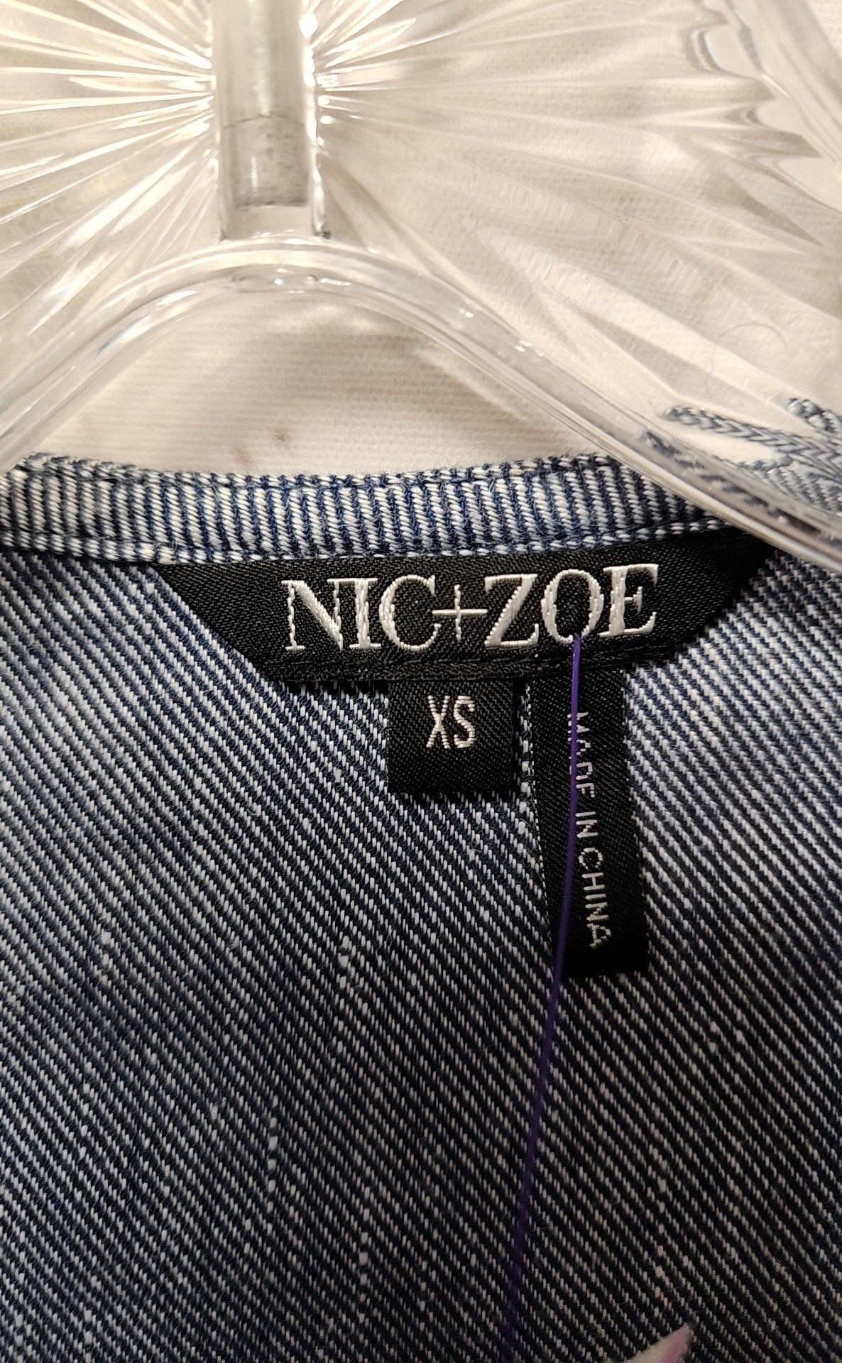 Nic & Zoe Women's Size XS Blue Jacket