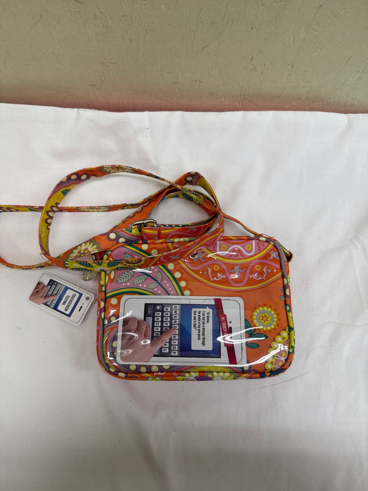 NWT Debra Valencia Orange Purse Bag