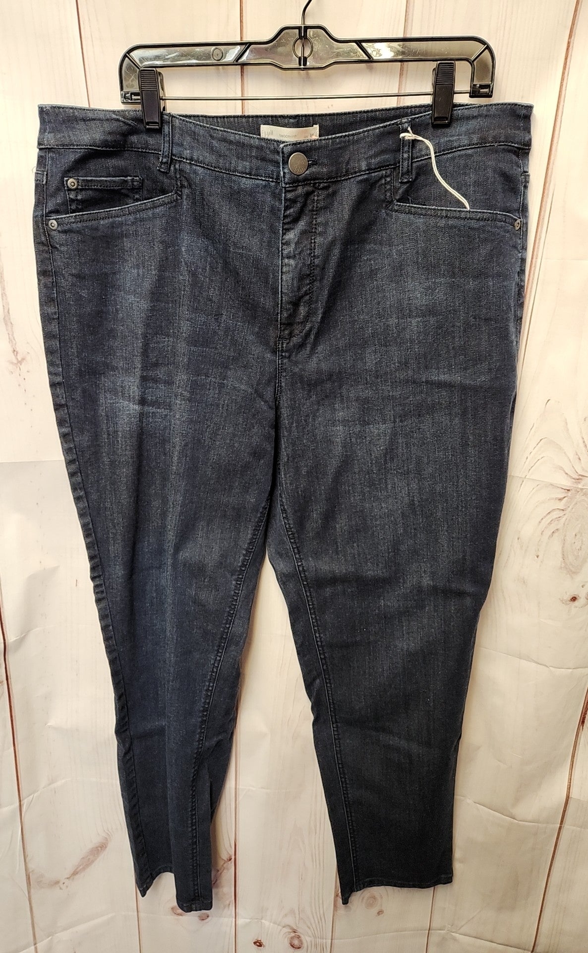 NWT J Jill Women's Size 34 (18/1X) Blue Jeans Authentic Fit Slim Ankle