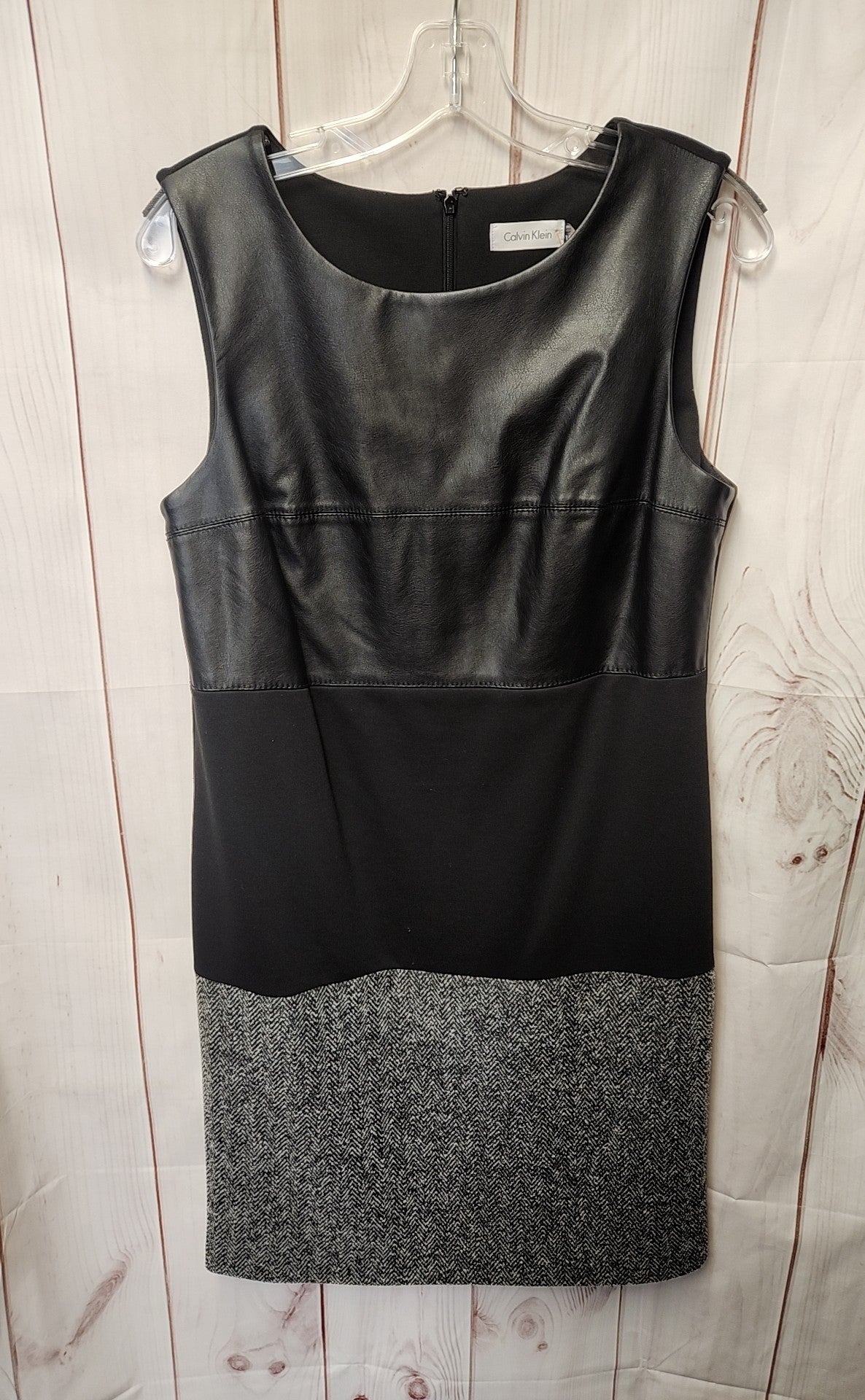 Calvin Klein Women's Size 10 Black & Gray Dress