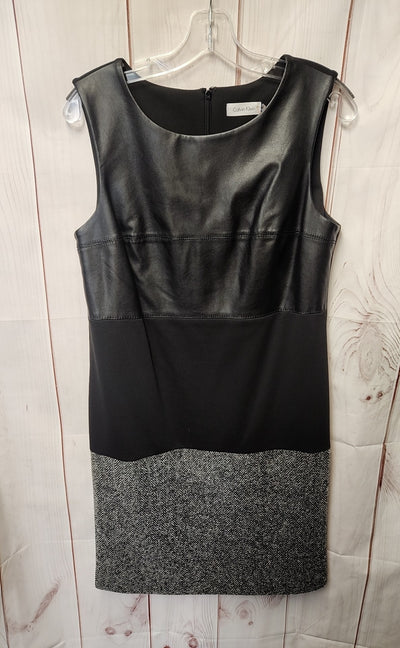 Calvin Klein Women's Size 10 Black & Gray Dress