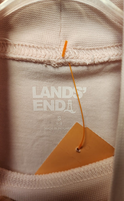 Lands End Women's Size S Pale Pink Long Sleeve Top
