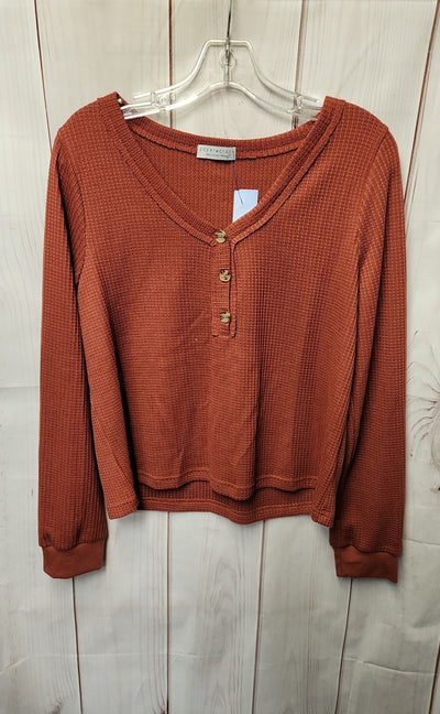 Paper Crane Women's Size M Red Long Sleeve Top