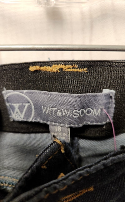 Wit & Wisdom Women's Size 18 Blue Shorts