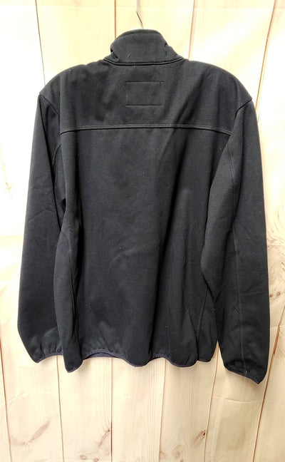 Lands End Men's Size M Navy Full Zip Sweatshirt