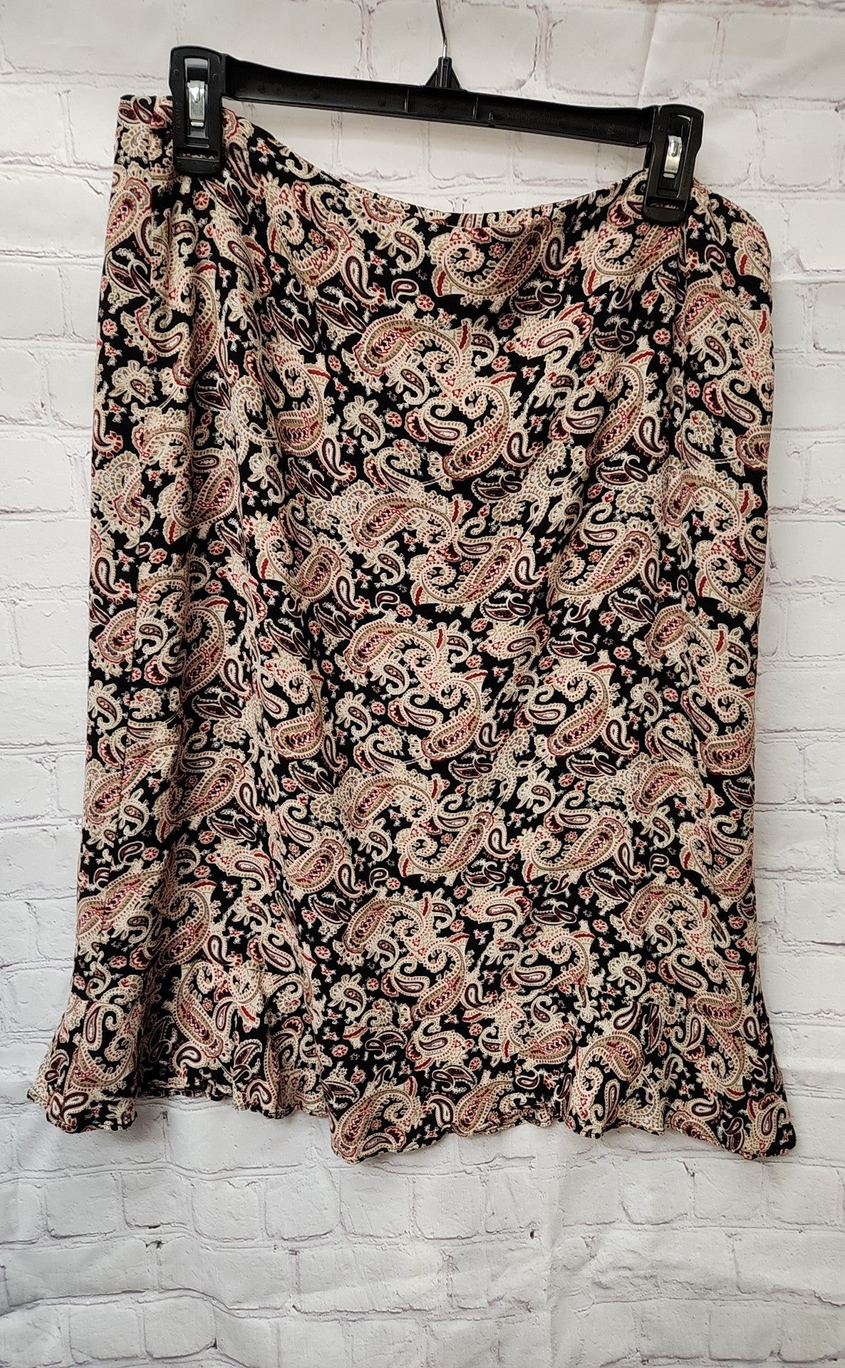 Charter Club Women's Size 14 Black & Brown Skirt