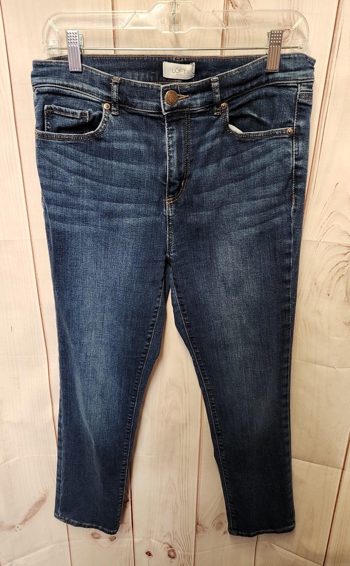 Loft Women's Size 29 (7-8) Blue Jeans High Rise Straight